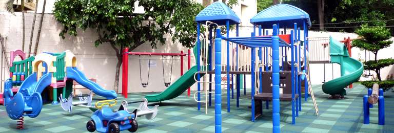 Principais brinquedos de um parque infantil